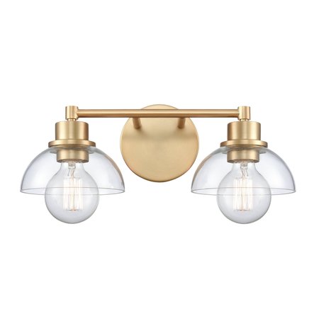 Julian 16'' Wide 2Light Vanity Light, Brushed Gold -  ELK SHOWROOM, 89911/2